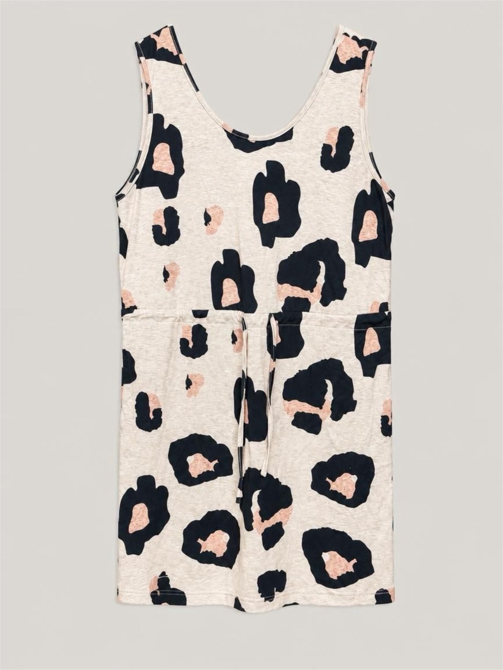 XL Lightweight Leopard Print Romper